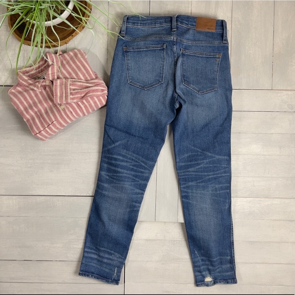 Madewell Slim Straight Jeans: Distressed Button-Front Edition - Picture 12 of 16